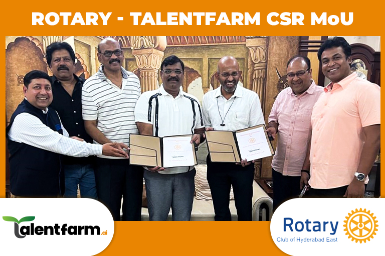 TalentFarm.ai – Rotary Sign MoU
