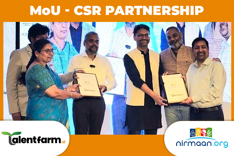 TalentFarm.ai – Nirmaan Sign MoU